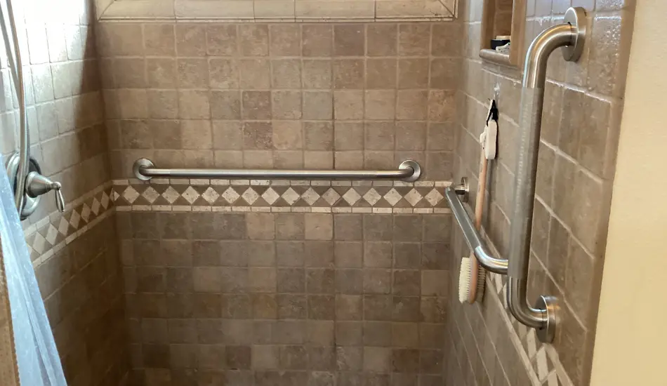 best placement for shower grab bars